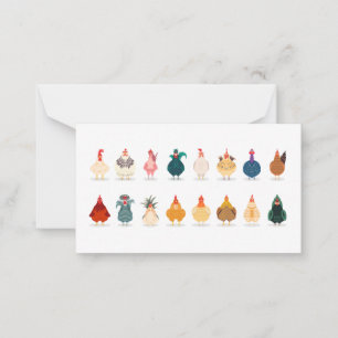 Cute Chicken Card