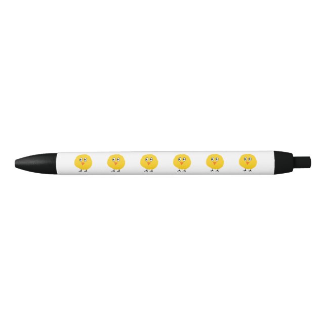 Cute chicken cartoon black ink pen (Front)