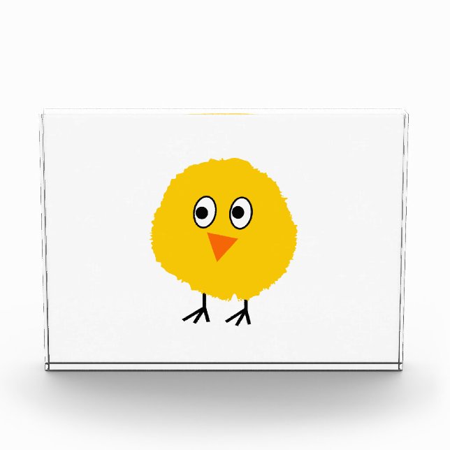 Cute chicken cartoon photo block (Front)