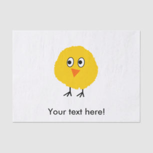 Cute chicken cartoon tissue paper