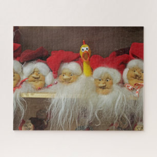 Cute Chicken Christmas Puzzle! Jigsaw Puzzle