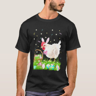 Cute Chicken Easter Day Bunny Eggs Easter Costume T-Shirt