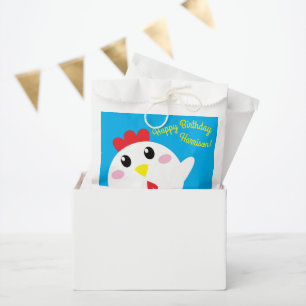 Cute Chicken Farm Kids 1st Birthday Party Favour Bag