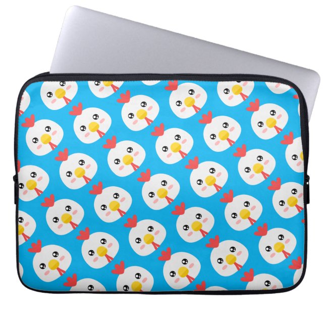 Cute Chicken Laptop Sleeve (Front)