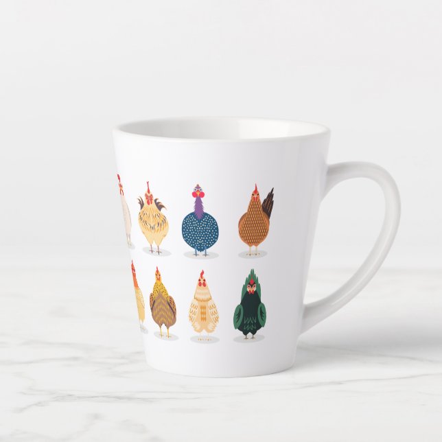 Cute Chicken Latte Mug (Right)