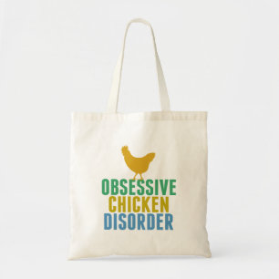 Cute Chicken Lover Farm Animal Humour Tote Bag