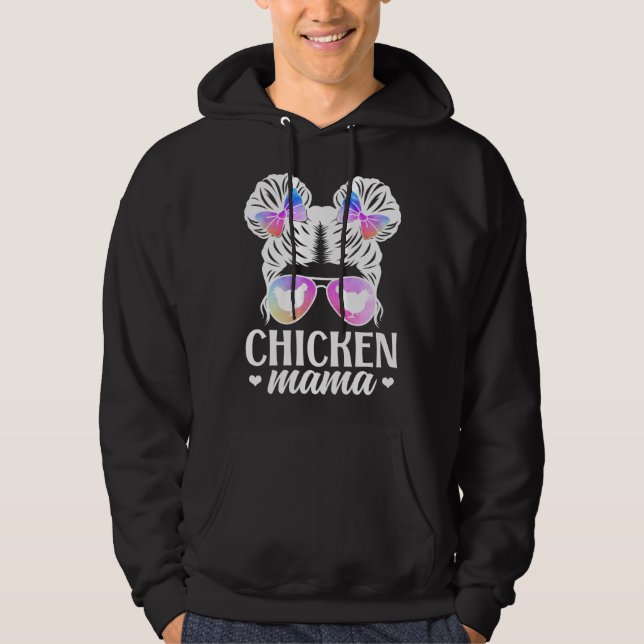 Cute Chicken Mama Chicken Mom Chicken Owner Chicke Hoodie (Front)