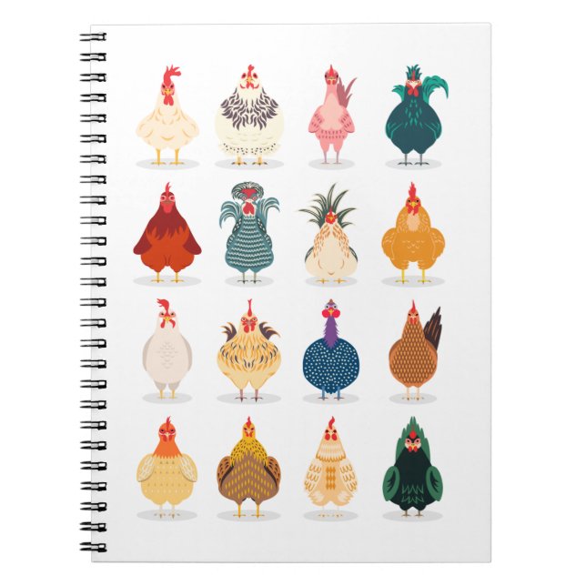 Cute Chicken Notebook (Front)