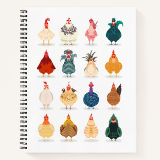 Cute Chicken Notebook