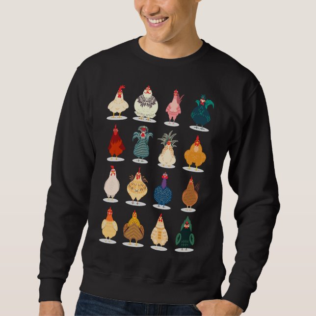 Cute Chicken   Sweatshirt (Front)