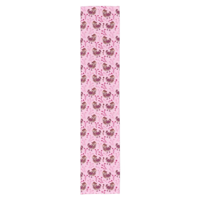 Cute Chickens Short Table Runner (Front)