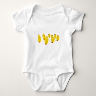 cute chicks baby bodysuit