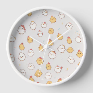 Cute Chicks Clock