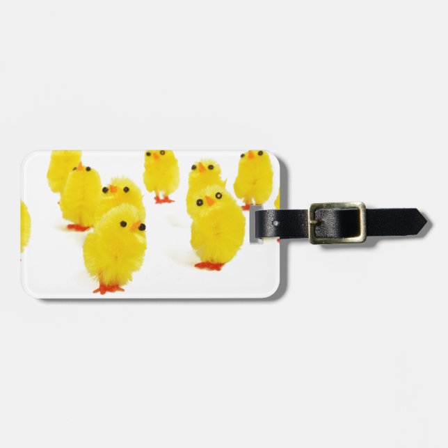 cute chicks luggage tag (Front Horizontal)
