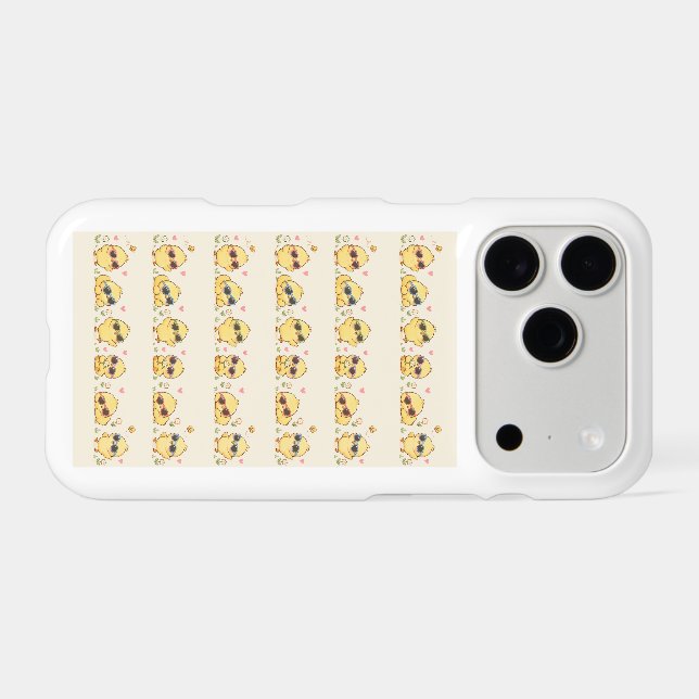 Cute Chicks with Sunglasses Pattern Adorable (Back Horizontal)