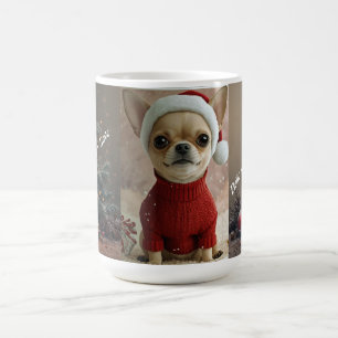 Cute Chihuahua Christmas Mug Personalised Holida