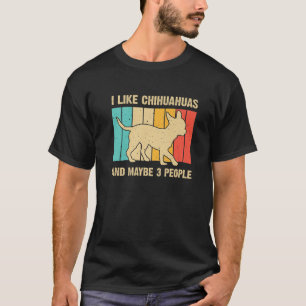 Cute Chihuahua Design For Women Kids Men Pet Puppy T-Shirt