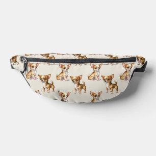 Cute Chihuahua Dog Pattern Bum Bags