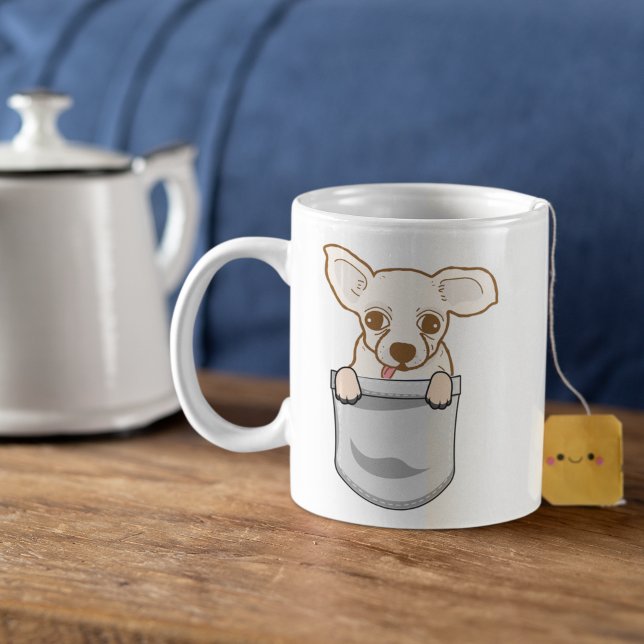 Cute Chihuahua for Dog Lover Dog Trainer Coffee Mug (Creator Uploaded)