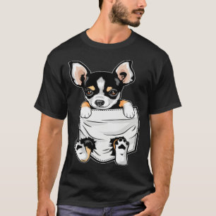 Cute Chihuahua In Your Pocket Christmas T-Shirt