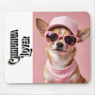 Cute Chihuahua Lover Pop Art  Mouse Pad
