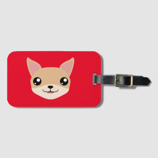 Cute Chihuahua Luggage Tag