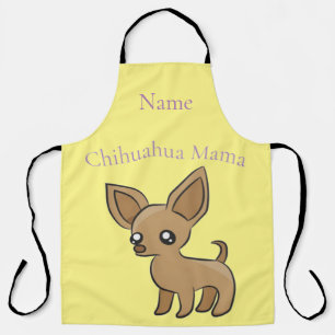 Cute Chihuahua Mama Art Thunder_Cove Apron