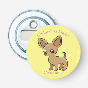 Cute Chihuahua Mama Art Thunder_Cove Bottle Opener