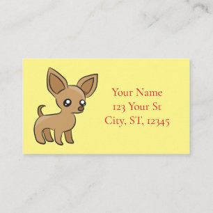 Cute Chihuahua Mama Art Thunder_Cove Business Card