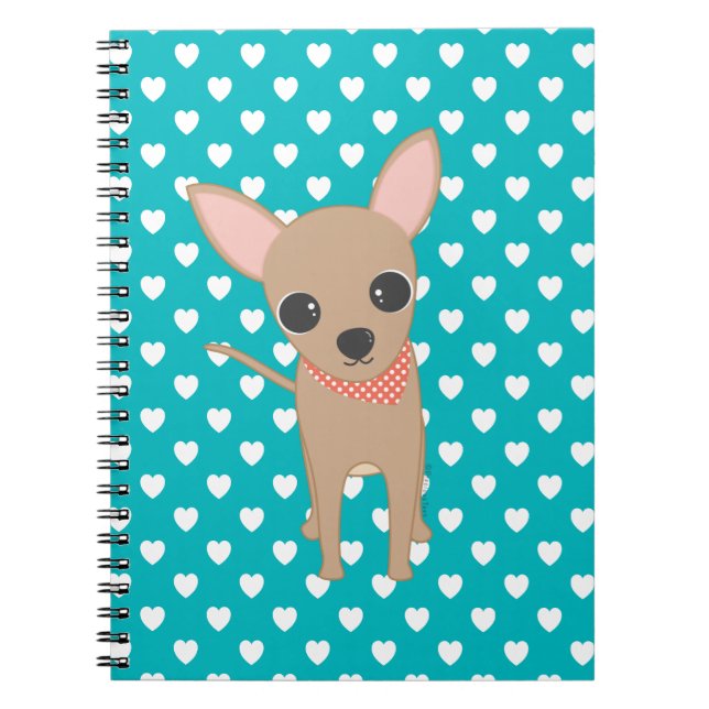 Cute Chihuahua Notebook (Front)