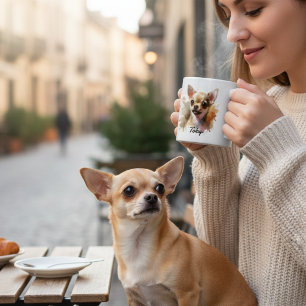 Cute Chihuahua Personalise Coffee Mug