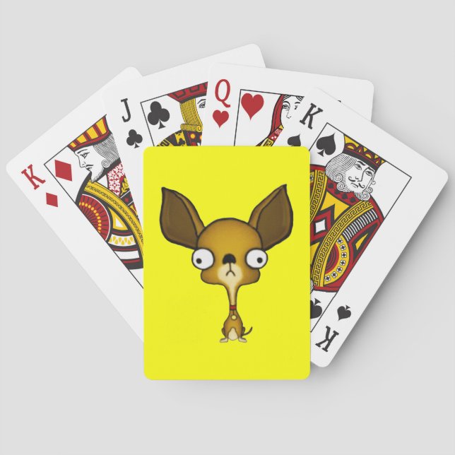 Cute Chihuahua Playing Cards (Back)