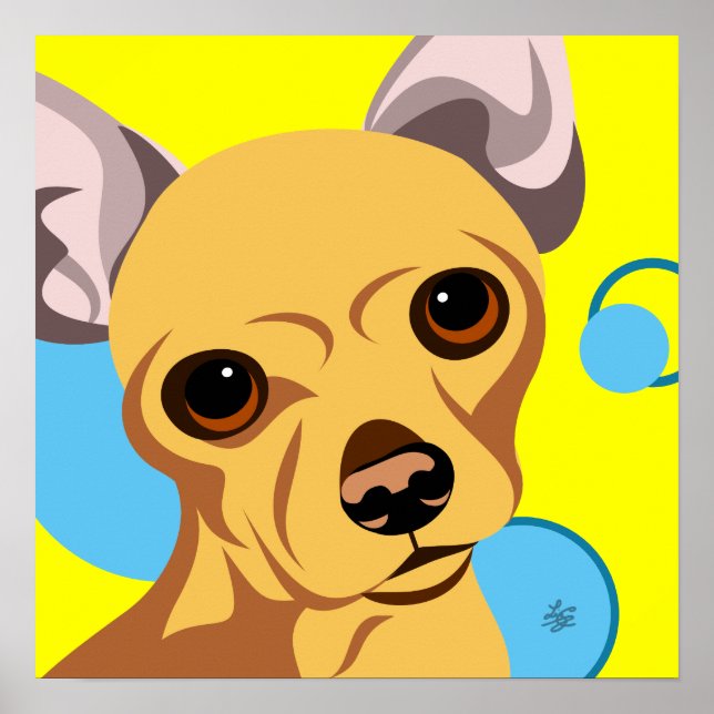 Cute Chihuahua Posters (Front)