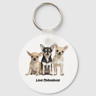 Cute Chihuahua Puppies  Key Ring
