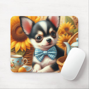 Cute Chihuahua Puppy Mouse Pad