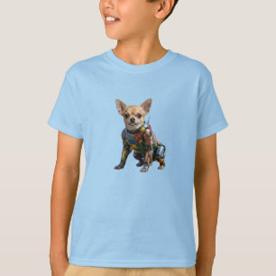 Cute Chihuahua Robot Kid's T-Shirt