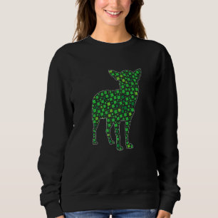Cute Chihuahua Saint Patrick S Day Dogs Dad Mum Sweatshirt