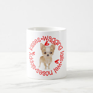 Cute Chihuahua, sloppy kisses Coffee Mug