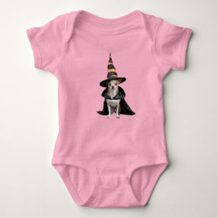 Cute Chihuahua Witch Infants' Baby Bodysuit