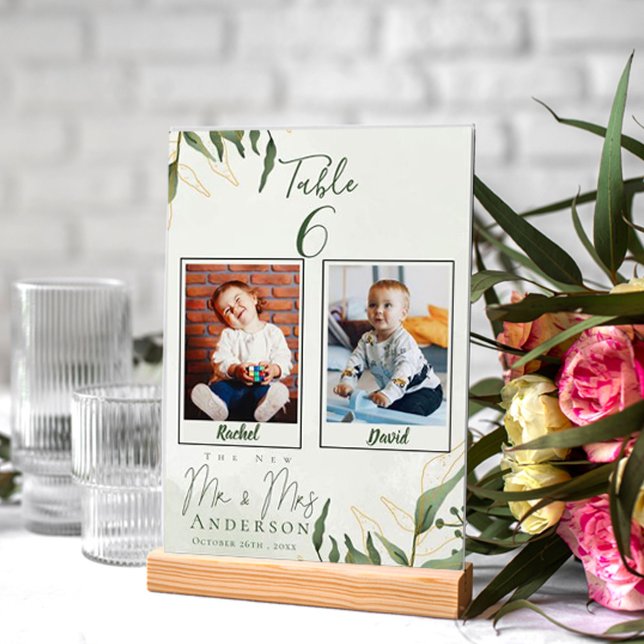Cute Childhood Photos Of Bride & Groom | Wedding Thank You Card (Creator Uploaded)