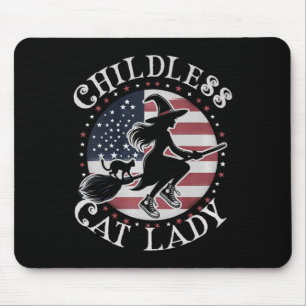Cute Childless Cat Lady Wicked Witches For Kamala Mouse Pad
