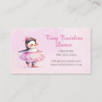 Cute Children Dance Ballet Classes Business Card
