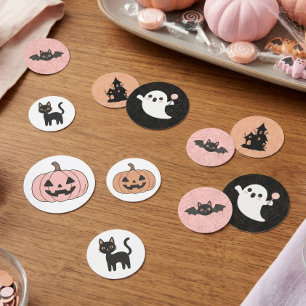 Cute Children's Halloween Mix Pink Orange ID1325 Confetti