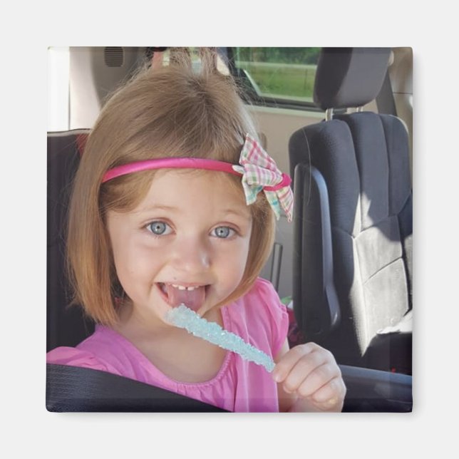 Cute Child's Photo Customised Magnet (Front)