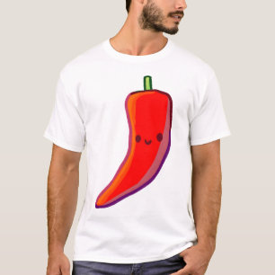 Cute chilli pepper Delight � Cute Animal Art T-Shirt