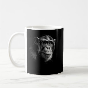Cute Chimpanzee Monkey Primate Portrait Chimp Coffee Mug