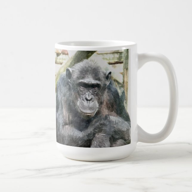 CUTE CHIMPANZEES COFFEE MUG (Right)