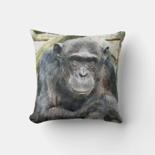 CUTE CHIMPANZEES CUSHION