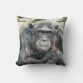 CUTE CHIMPANZEES CUSHION