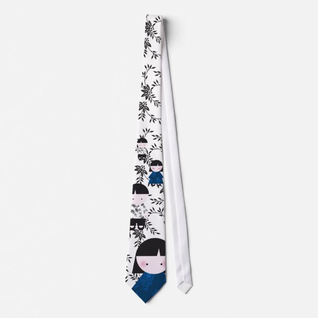 Cute chinese couple tie (Front)